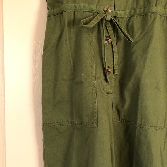 Madewell Wide-Leg Utility Jumpsuit in Olive - Picture 8 of 8